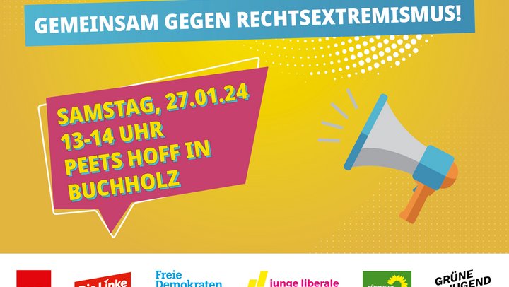 27.1.2024 - Demokratie verteidigen - Gemeinsam gegen Rechtsextremismus!